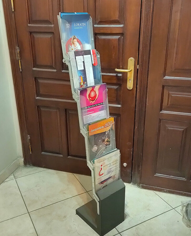 brochure stand
