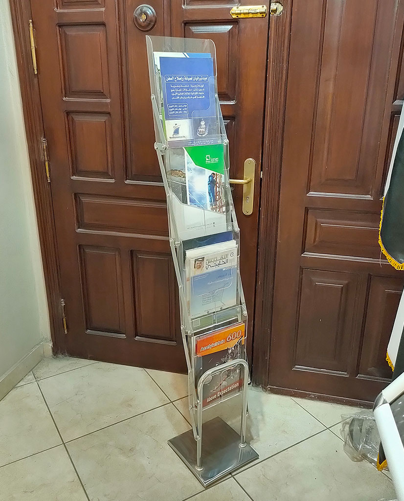 Steel acrylic holder Steel acrylic holder